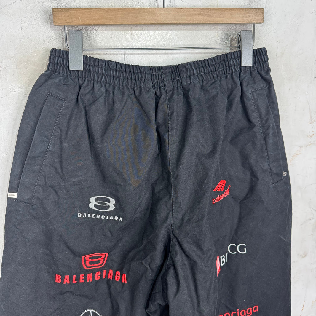 Balenciaga Multi Logo Track Pants