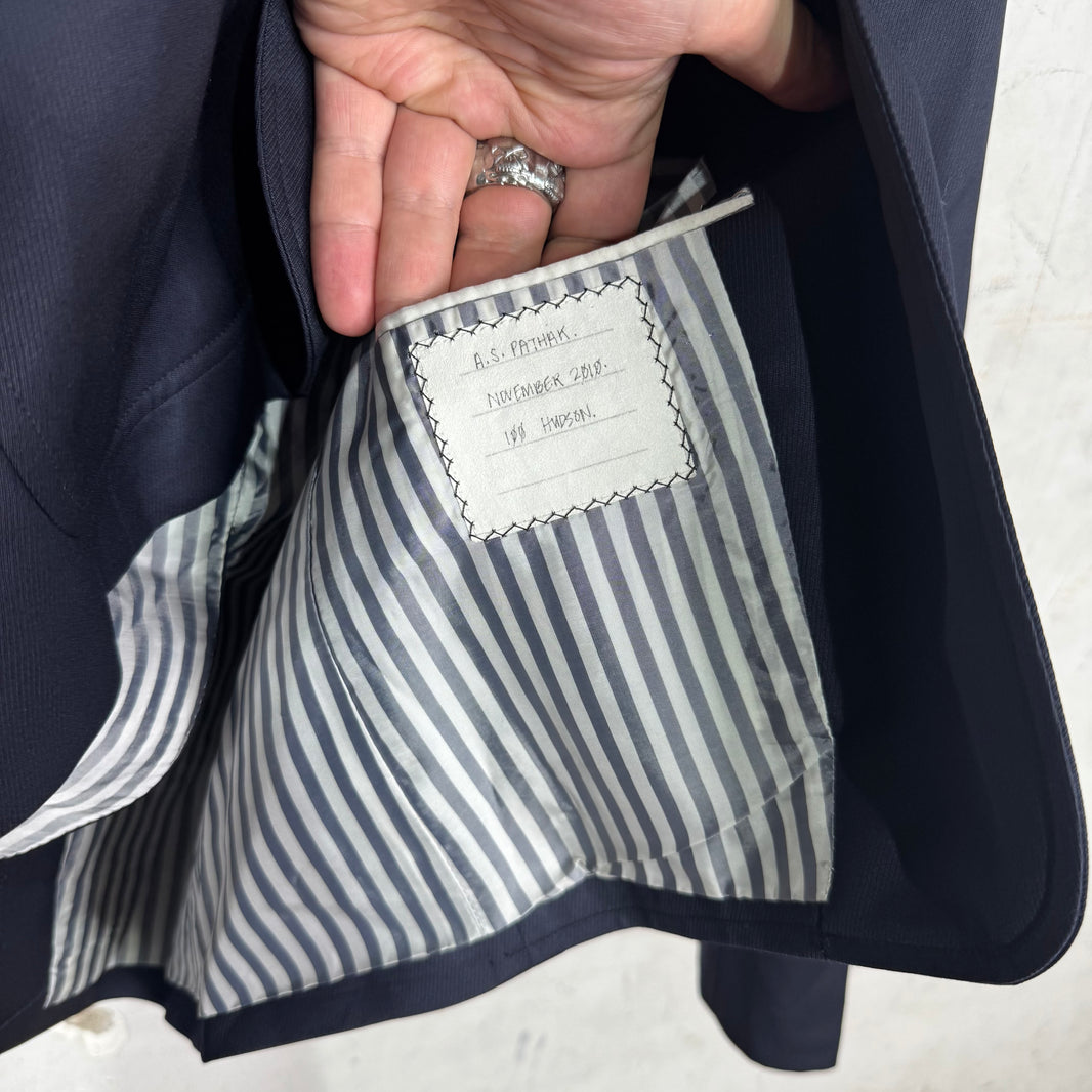 Thom Browne Navy 2 Button Blazer