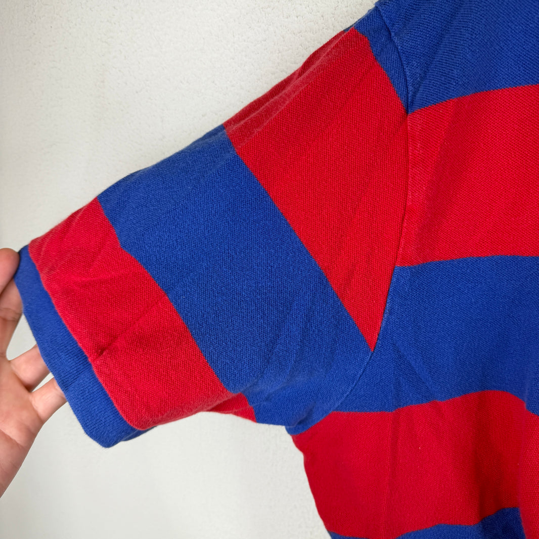 Polo Ralph Lauren Red/Blue 381 Bleeker Striped Polo T-Shirt