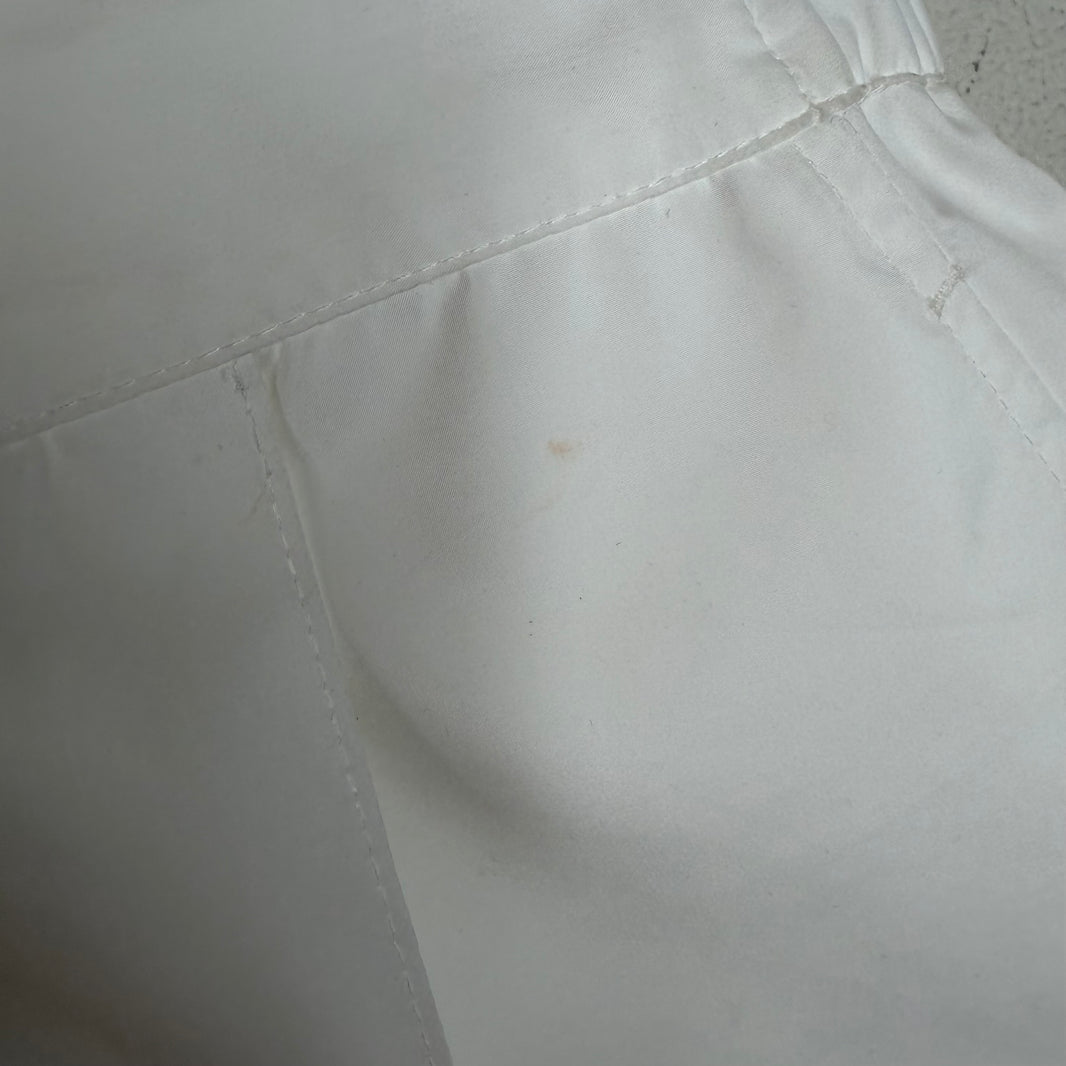 Brunello Cucinelli Pleated White Shorts