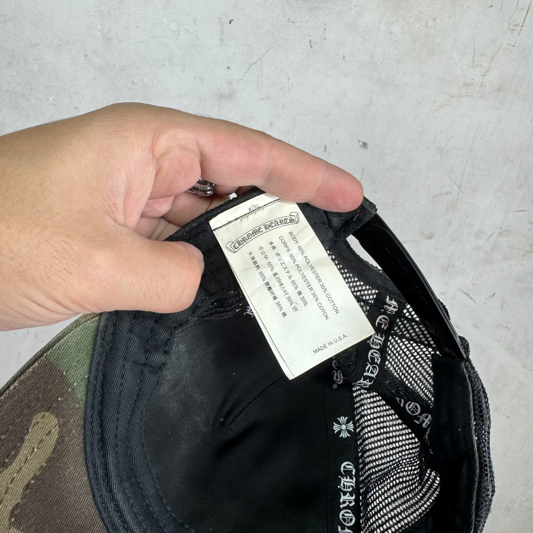 Chrome Hearts King Taco Patch Trucker Camo Hat