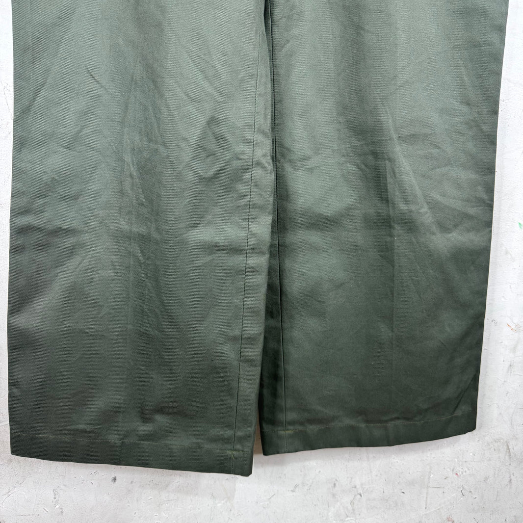 Acne Studios Olive Canvas Work Pants