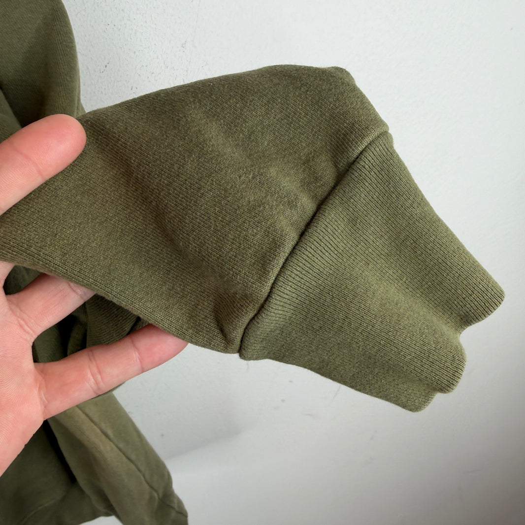 JJJJound Green Small Logo Crewneck