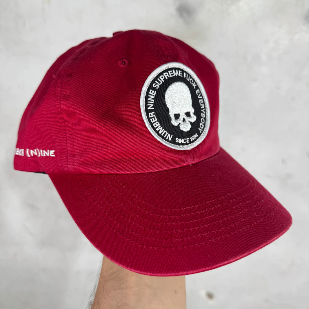 Supreme x Number (N)ine Skull Patch Hat