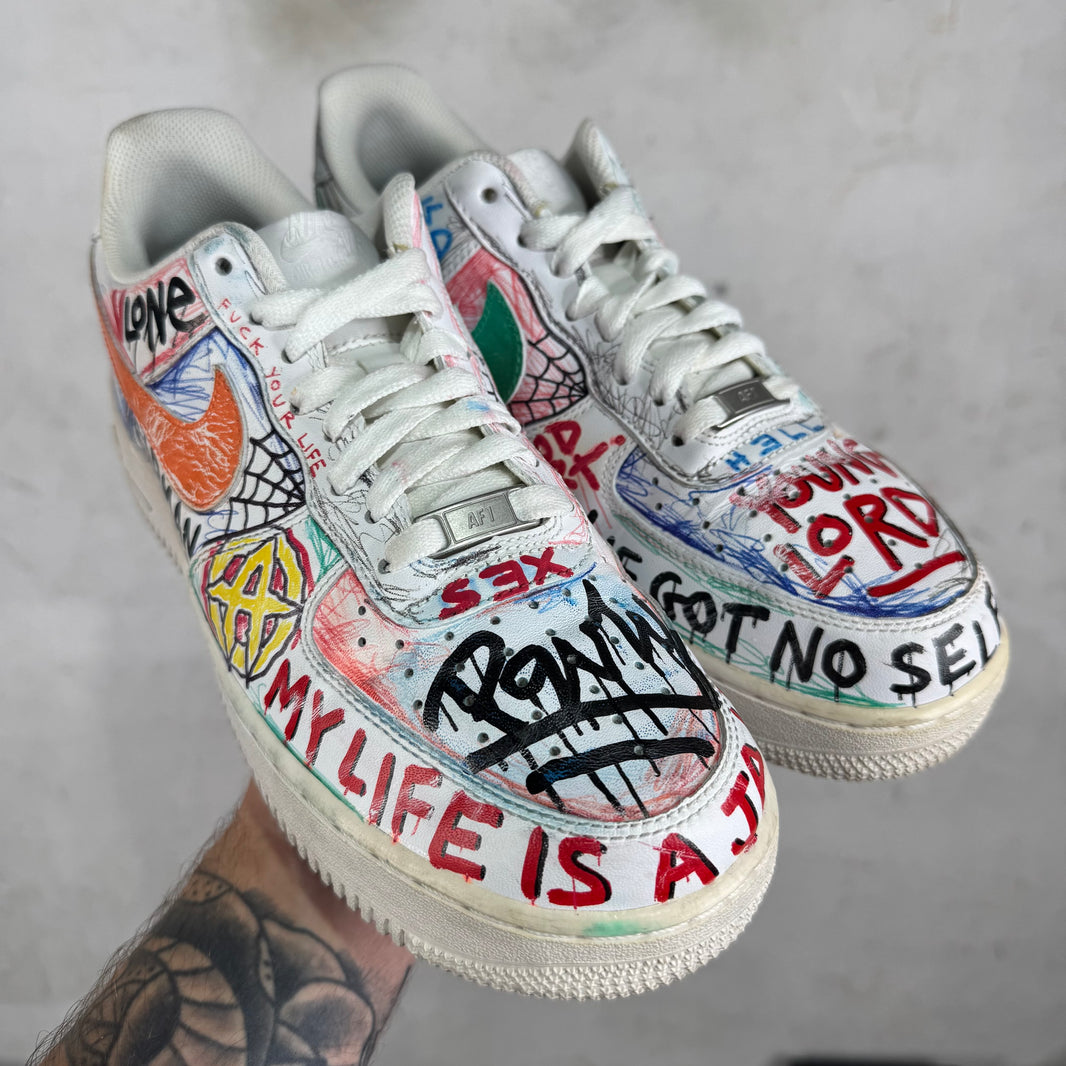 VLONE x Nike Pauly Sketched AF1s