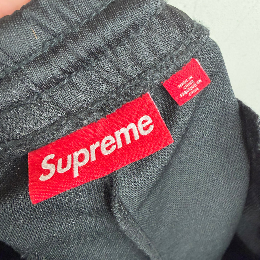 Supreme Small Script Black Trackpants