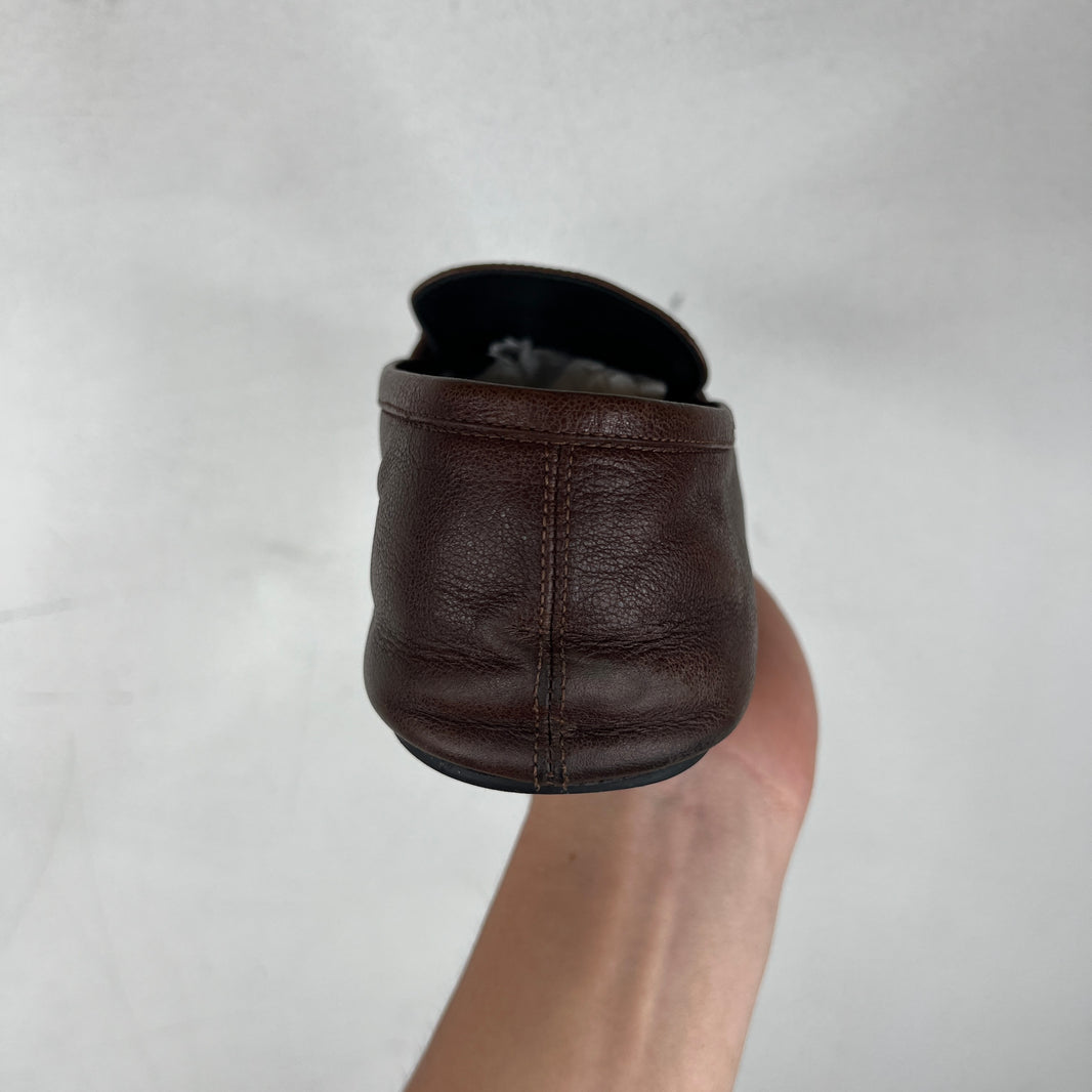 Gucci Chestnut Horsebit Loafers