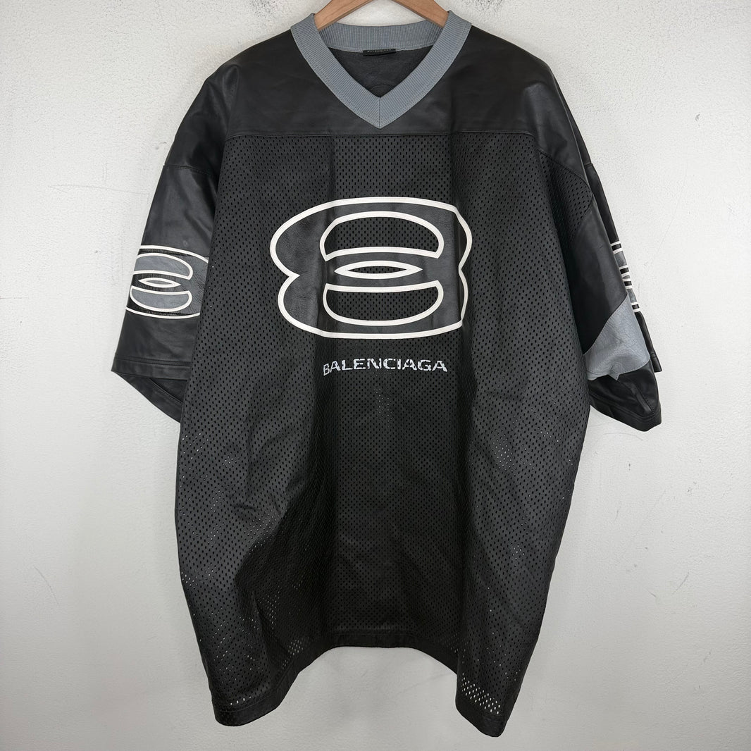 Balenciaga Leather Unity Jersey