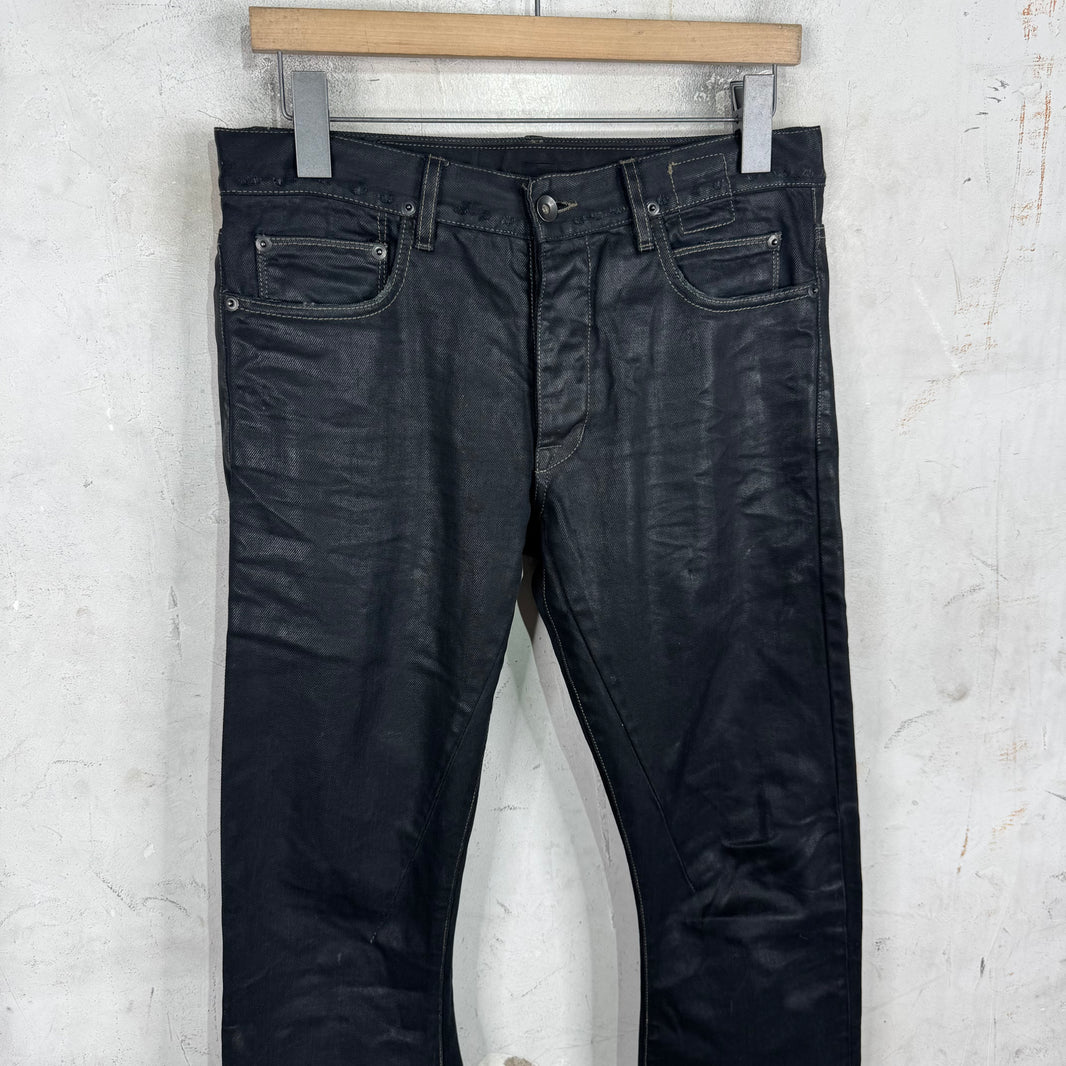DRKSHDW Waxed Older Detroit Jeans