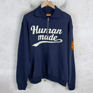 Human Made Script Logo Quarter Zip