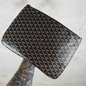 Goyard Black MM Senat Pouch
