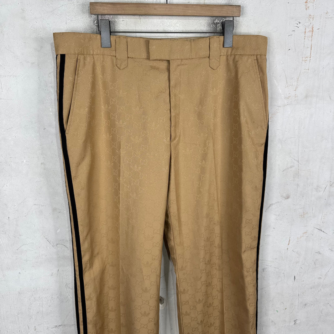 Gucci x Adidas Monogram Loose Trousers