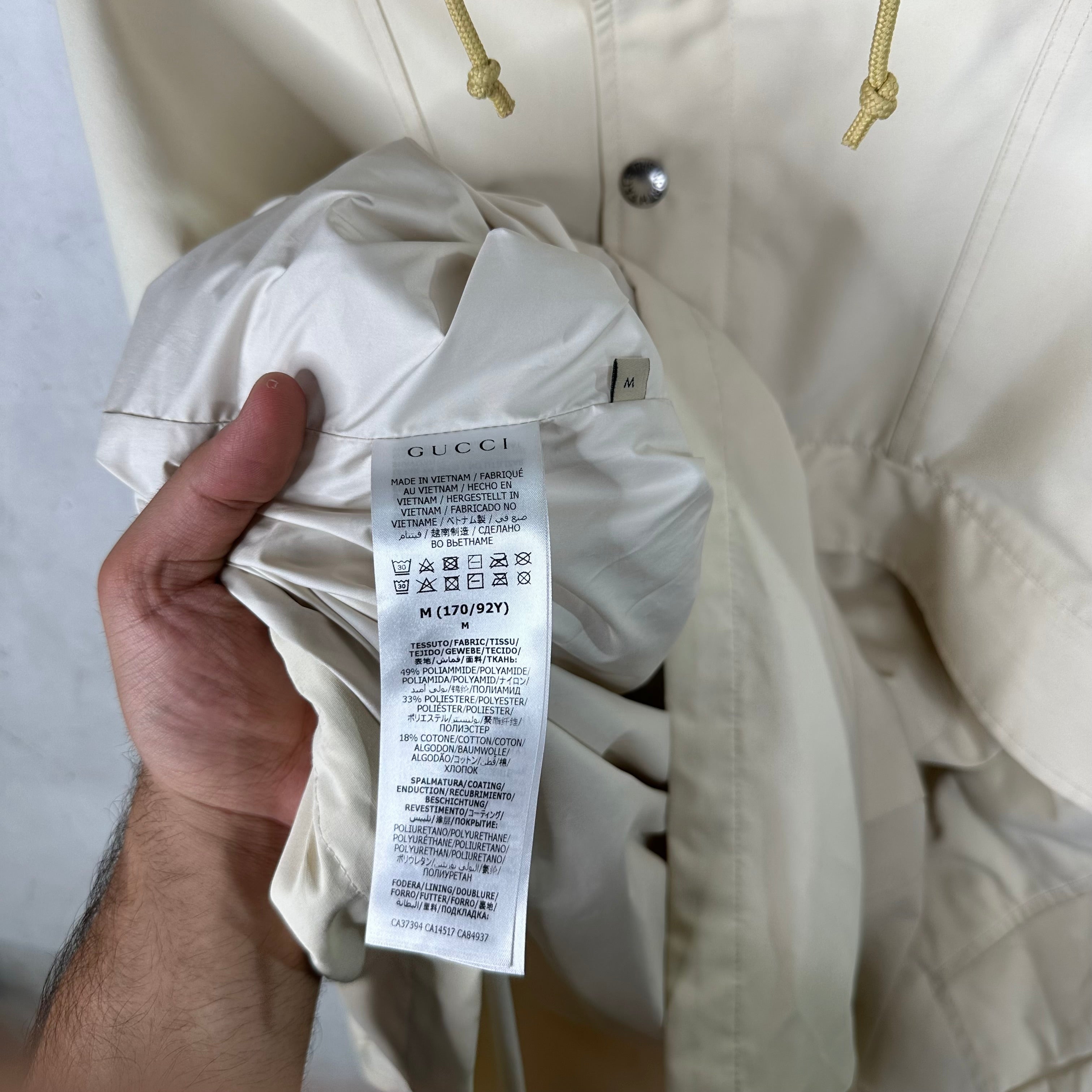 Gucci x TNF Nylon Zip Off Windbreaker Jacket – www.Lukes.store