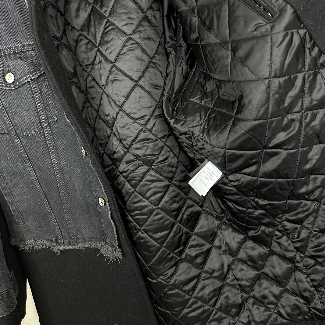 Balenciaga Sample Offshore Layered Coat
