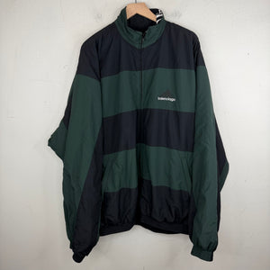 Balenciaga Adidas Sample Reversible Green Striped Track Jacket