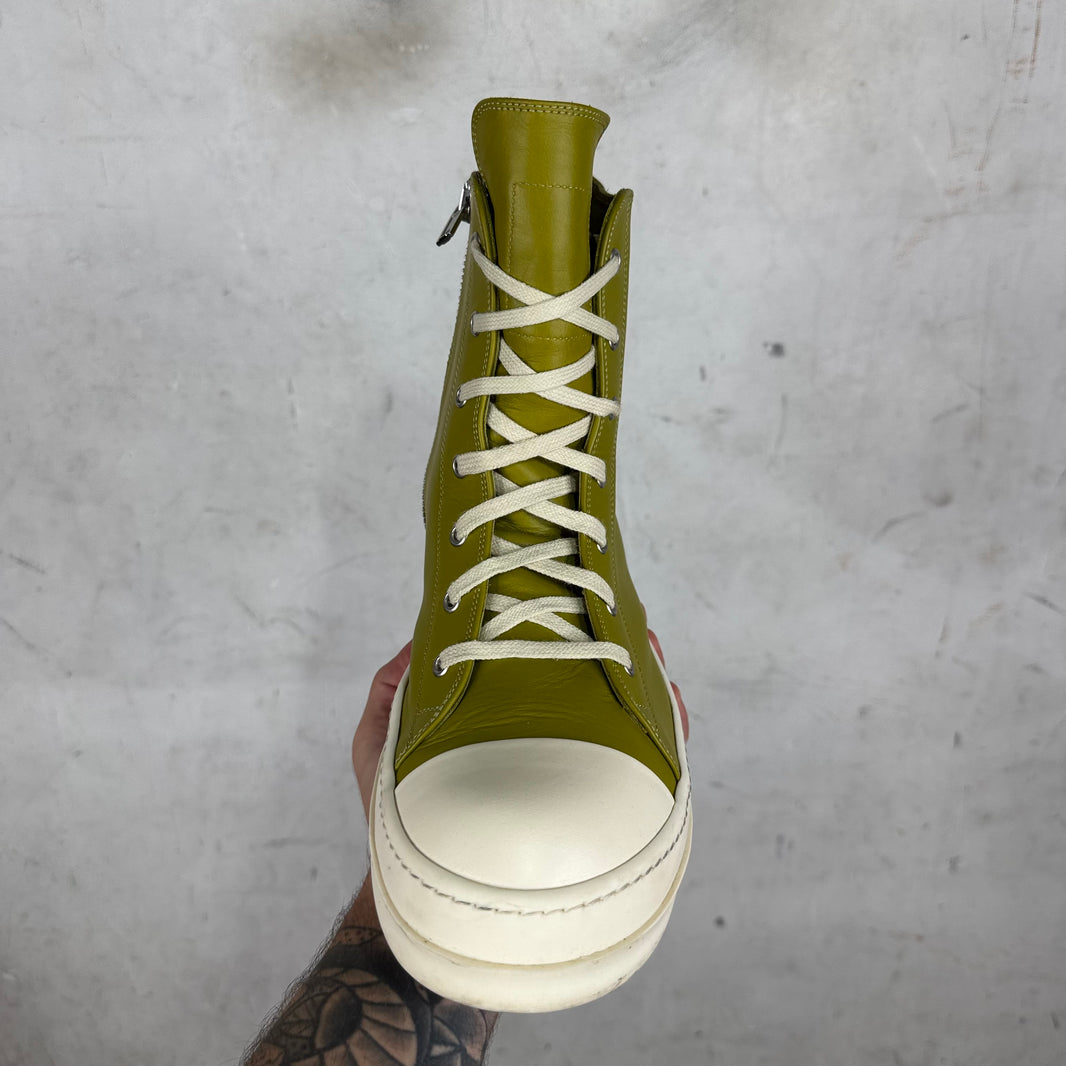 Rick Owens Acid Leather Ramone Highs