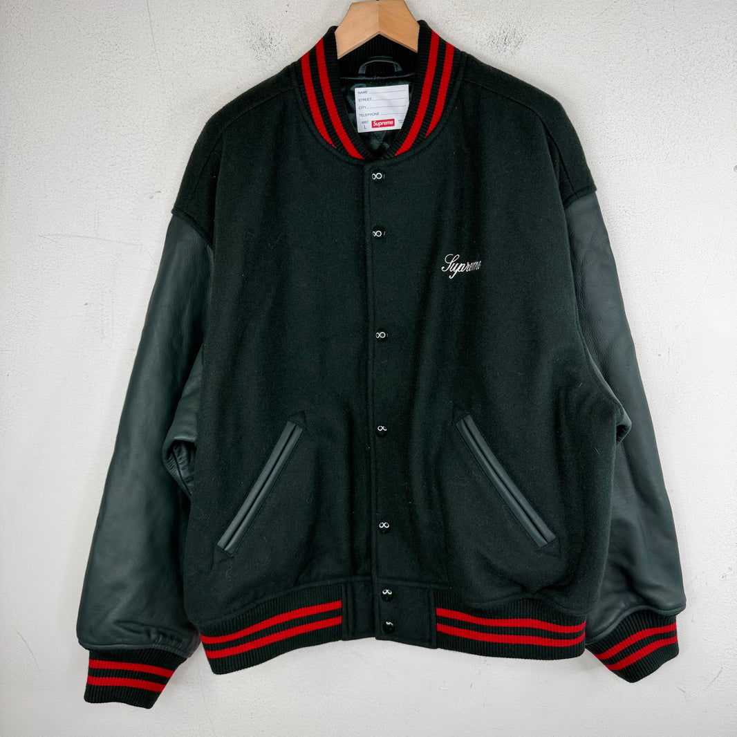 Supreme Cross Varsity Jacket