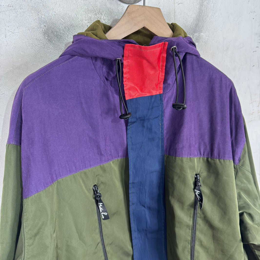 Martine Rose Green Color Block Jacket