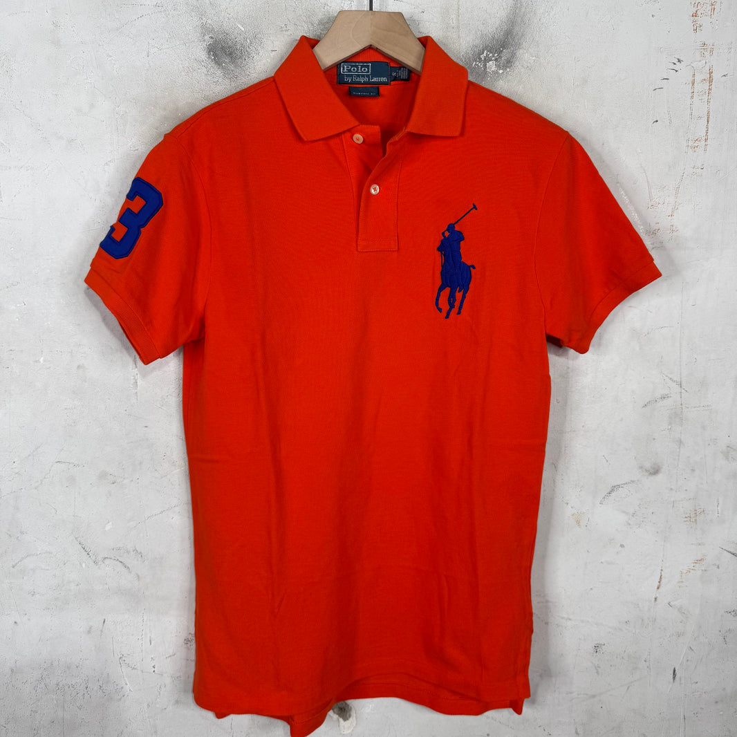 Ralph Lauren Orange/Blue #3 Big Pony Polo
