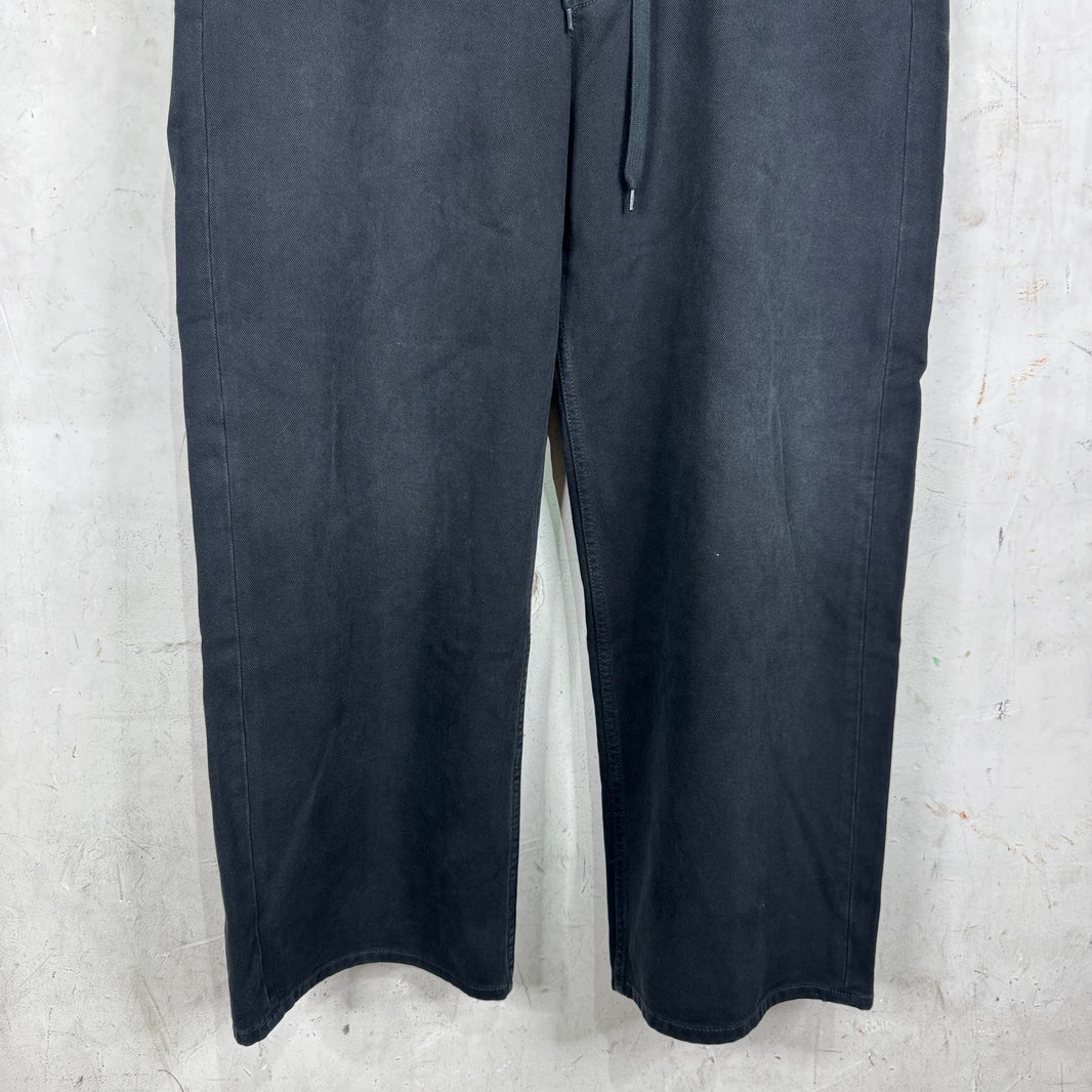 Balenciaga Drawstring Baggy Jeans