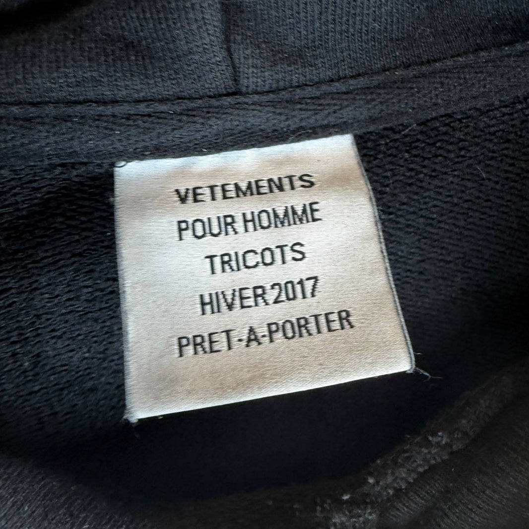 Vetements Oversized Total F*cking Darkness Hoodie