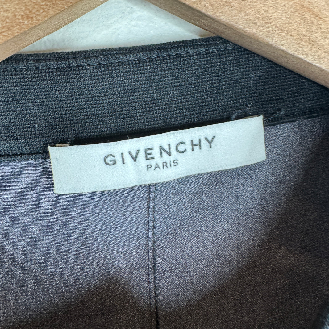Givenchy Colorful USA Flag Silk T-Shirt