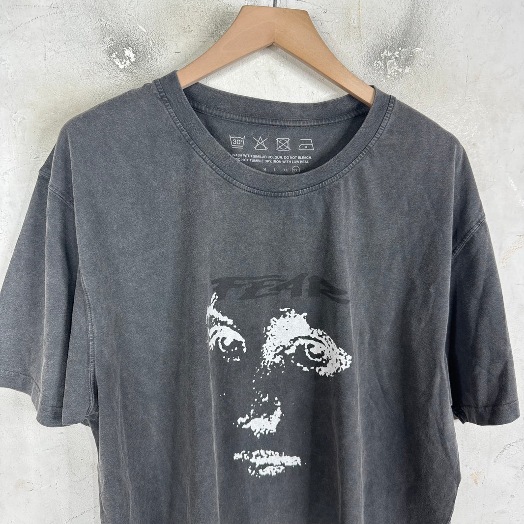 MFpen Charcoal Fear Graphic T-Shirt