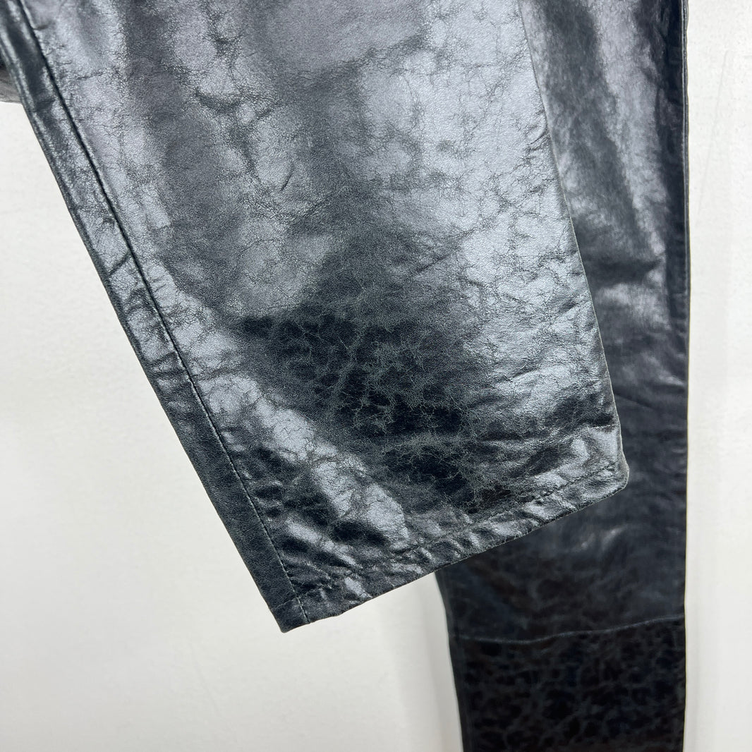 424 Paper Leather Pants
