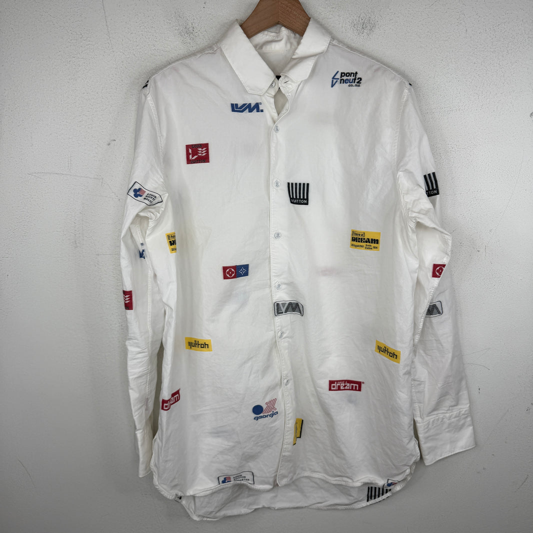 Louis Vuitton Race Logos Button Up Shirt