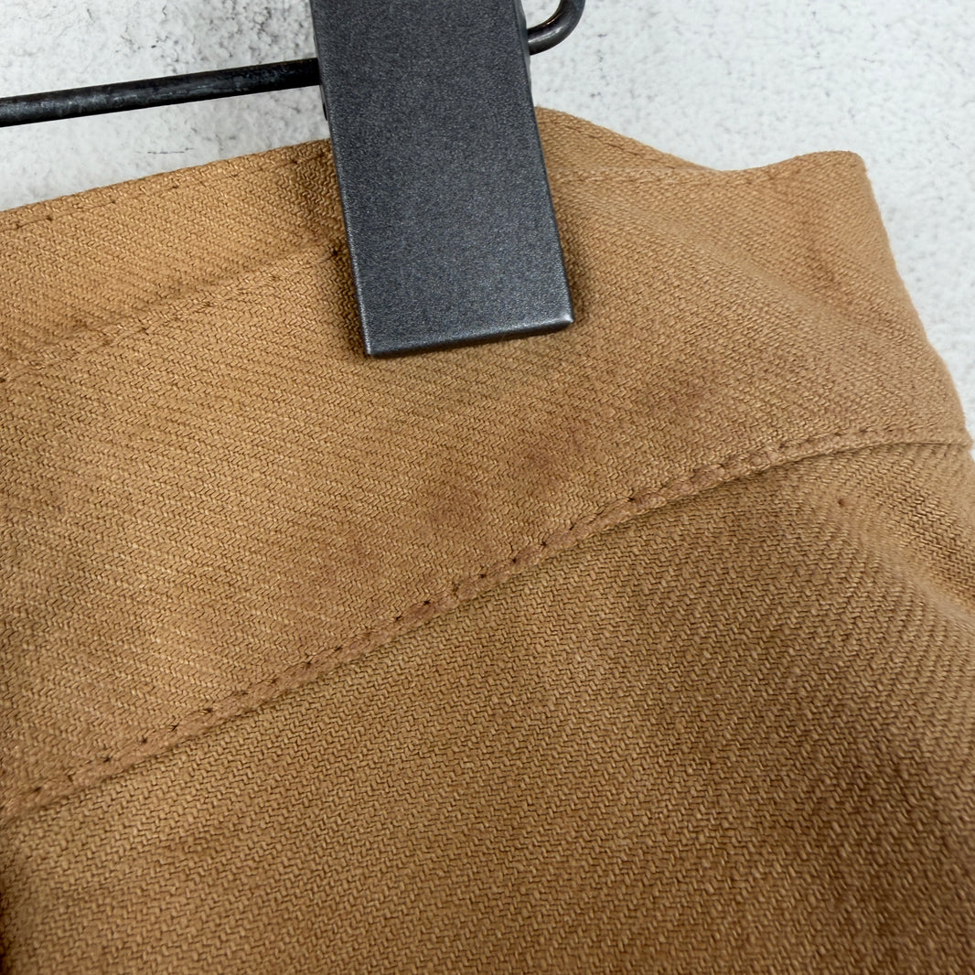 Final Home Tan Double Waist Button Pants
