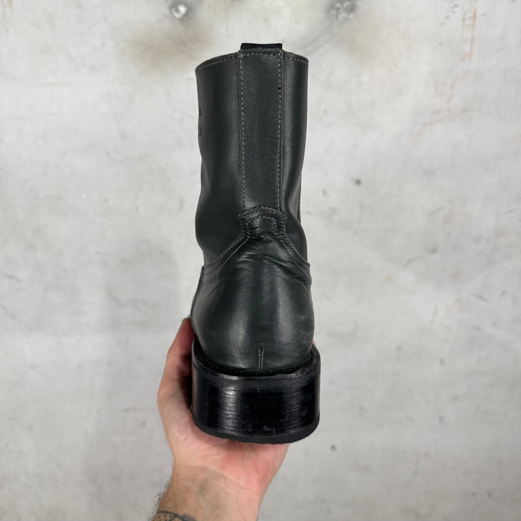 Acne Studios Silver Toe Boots
