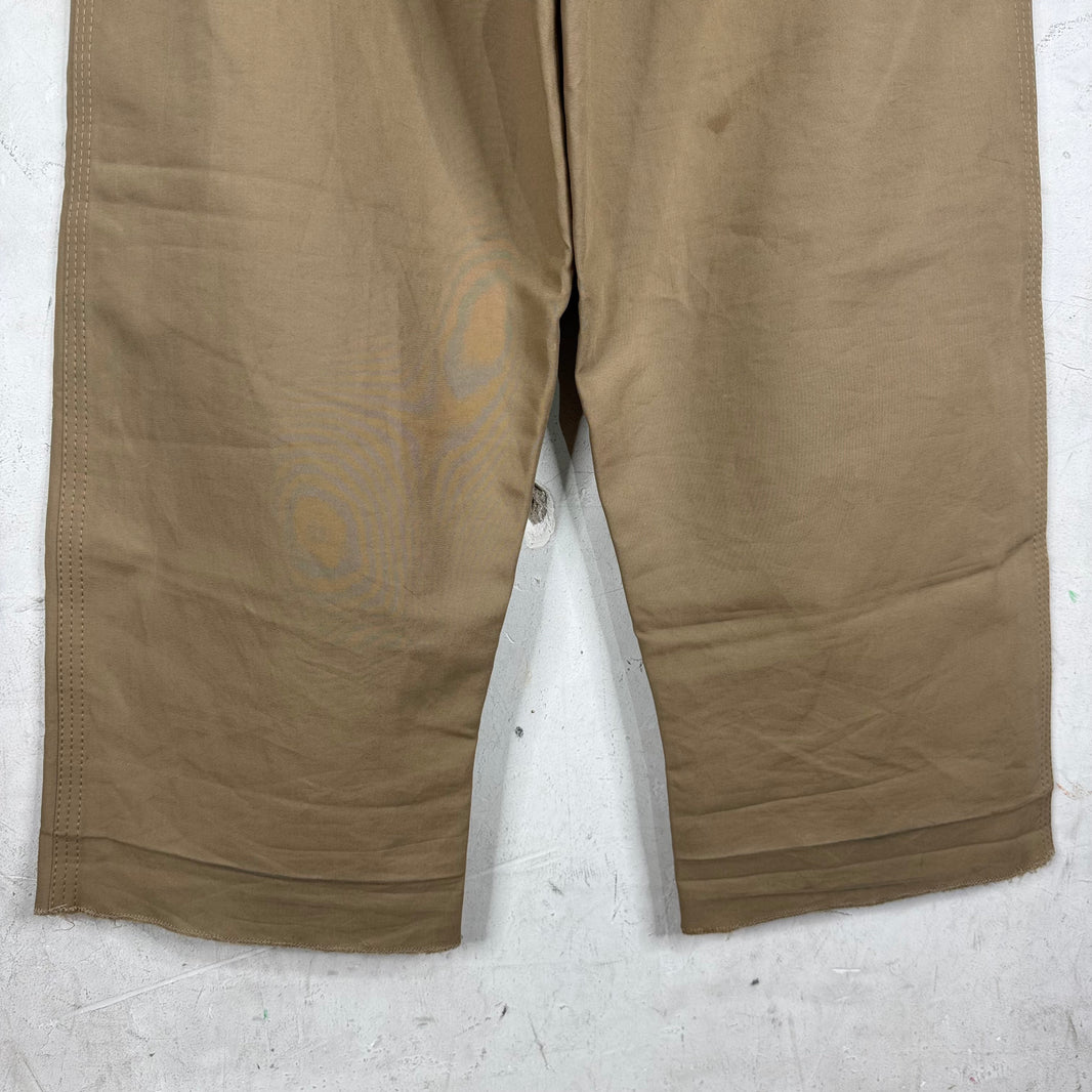 Acne Studios Loose Fit Khaki Trousers