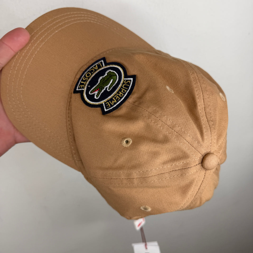 Supreme Lacoste Twill 6 Panel Hat