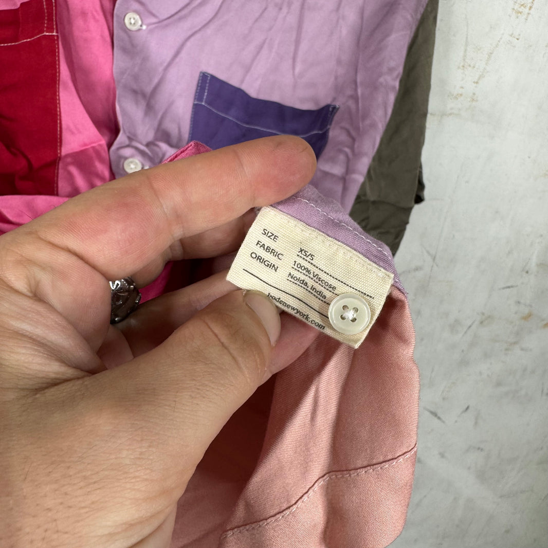 Bode Colorblocked Viscose Shirt