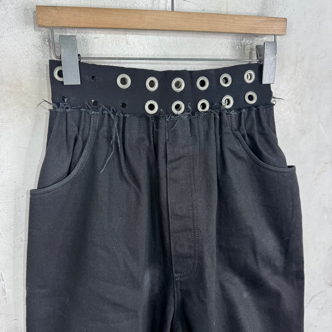Raf Simons Grommet Waisted Baggy Jeans