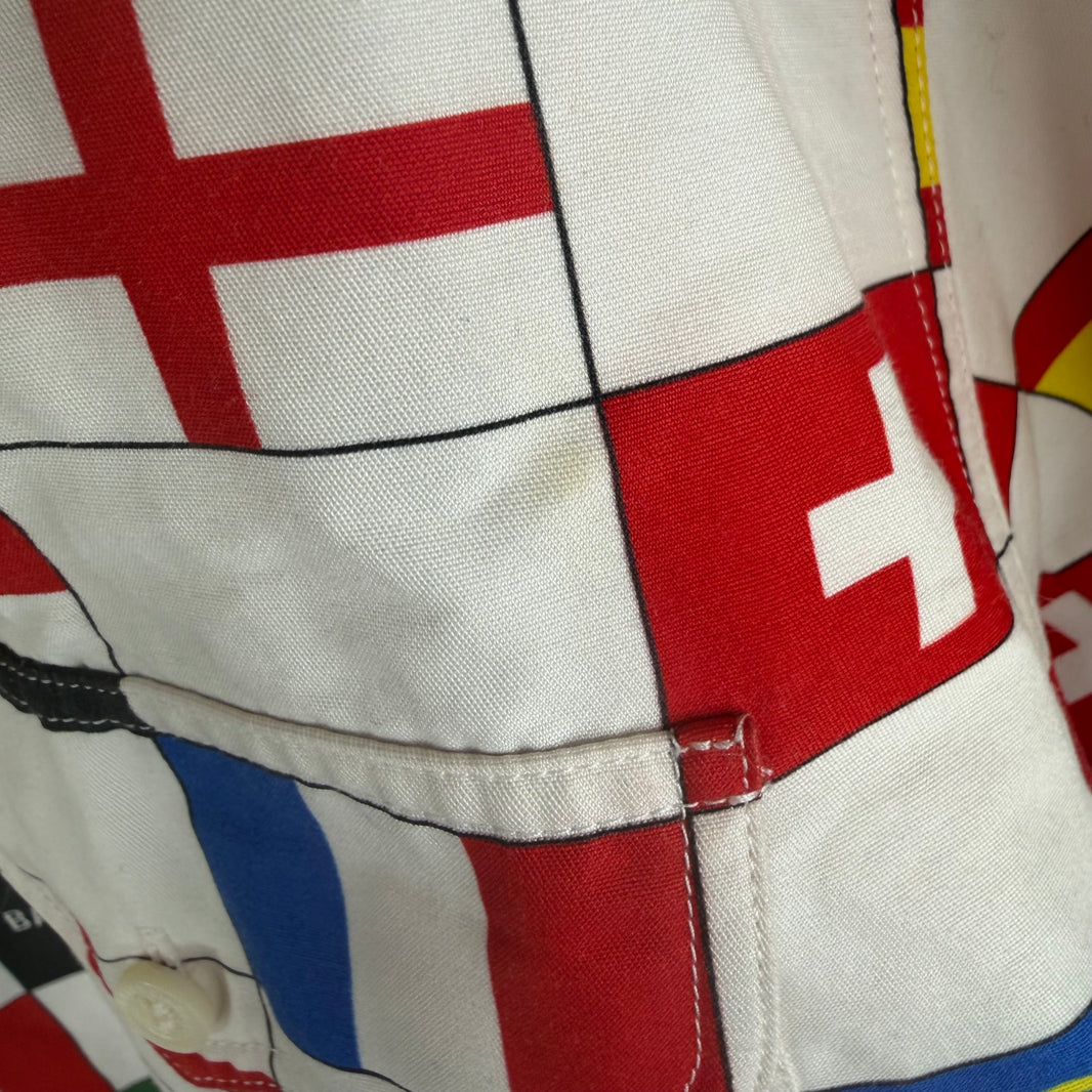 Balenciaga Flags Button Up Shirt