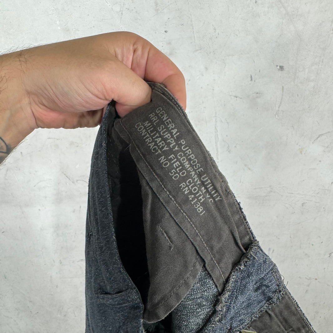 RRL Speckled Repaired Work Pants