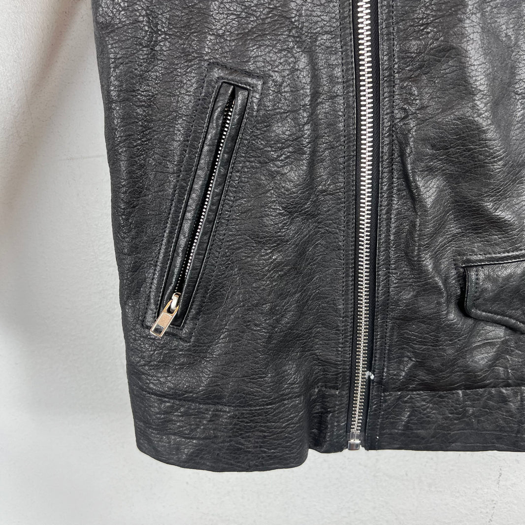 Rick Owens Stooges Lambskin Leather Jacket