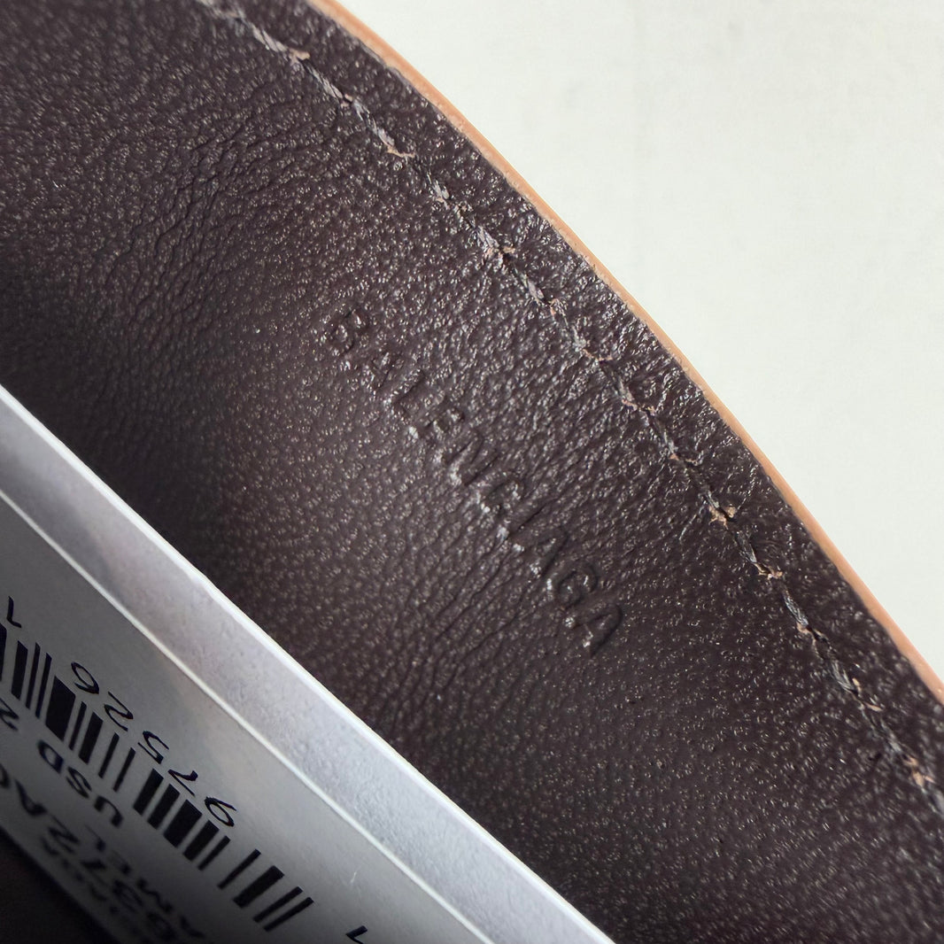 Balenciaga Brown Suede Card Holder