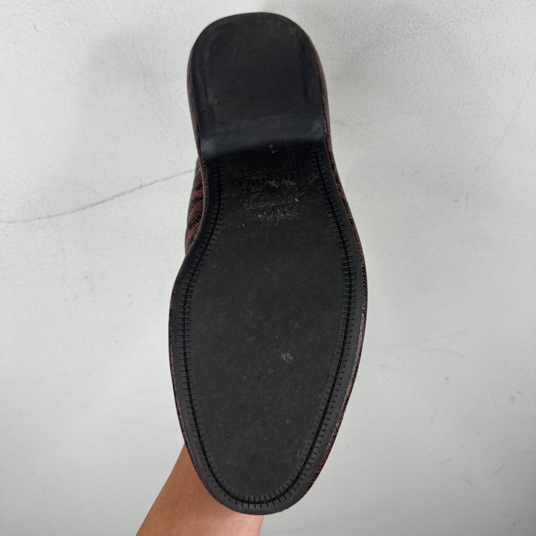 Martine Rose Clark Snakeskin Derbies