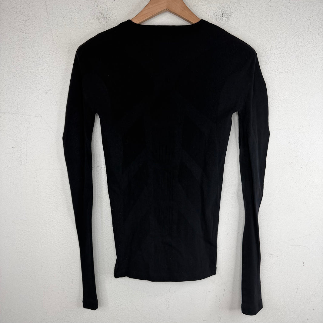 Balenciaga Pink Logo L/S Workout T-Shirt