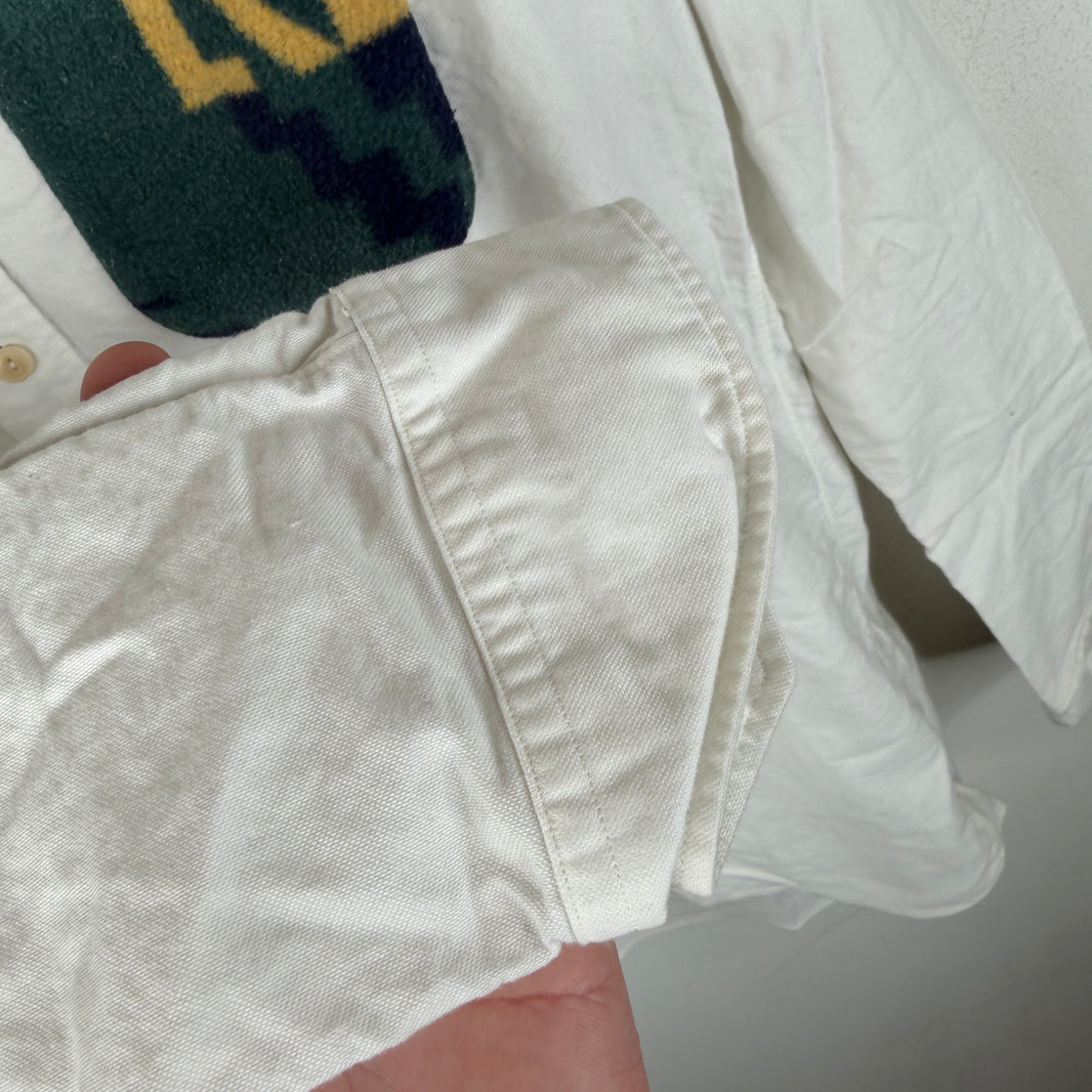 Visvim White Blanket Pocket Button Up Shirt