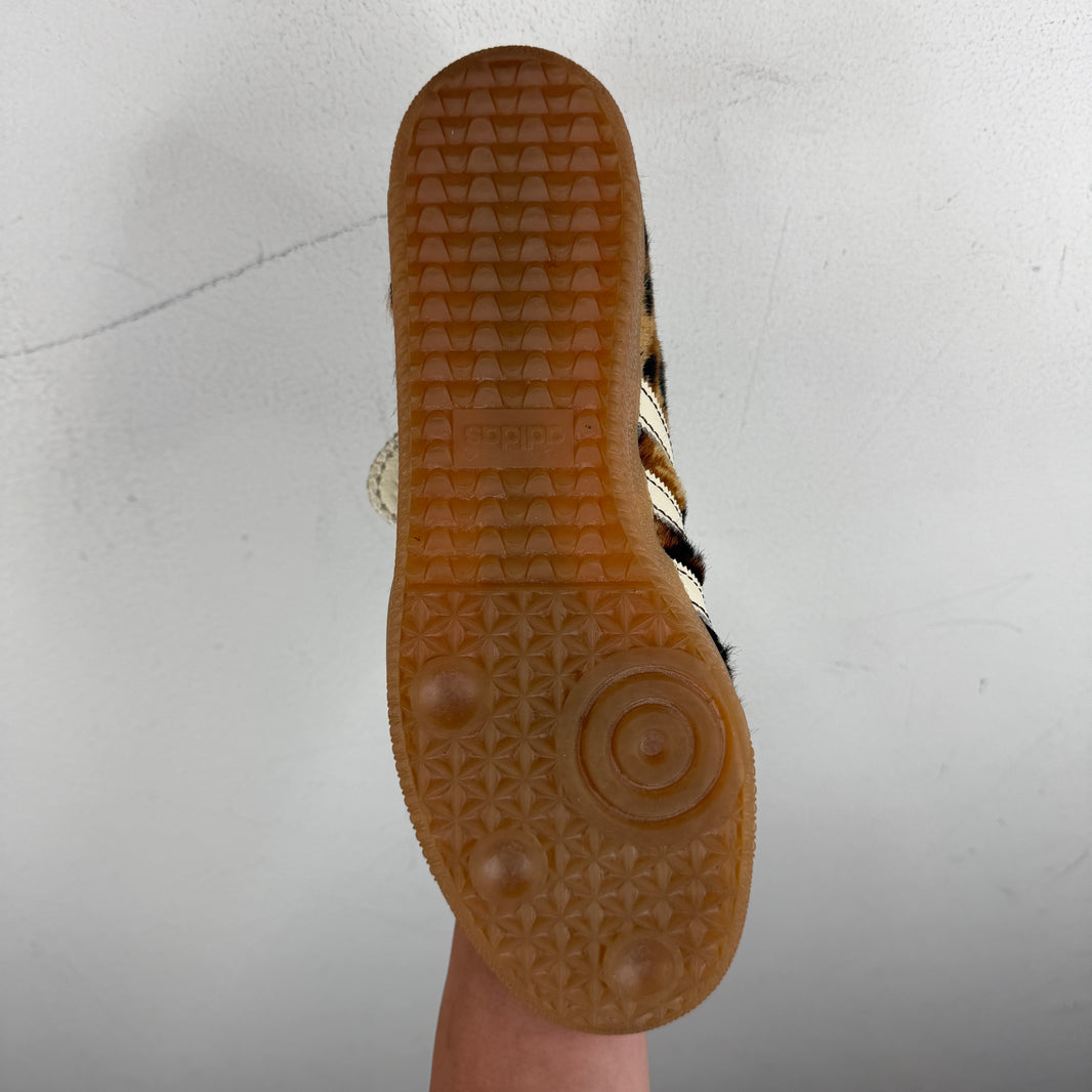 Adidas Wales Bonner Leopard Ponyhair Samba Sneakers