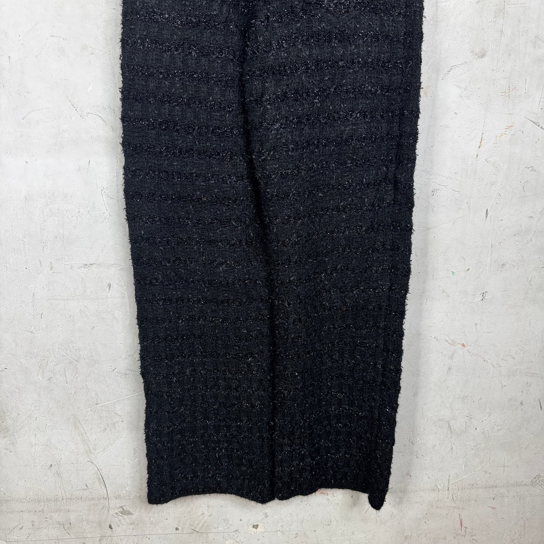 Balenciaga Tweed Loose Knit Pants