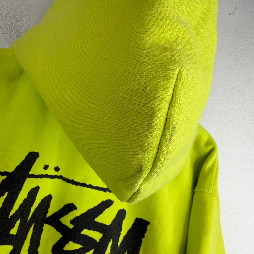 Stussy London Neon Zip Up Hoodie