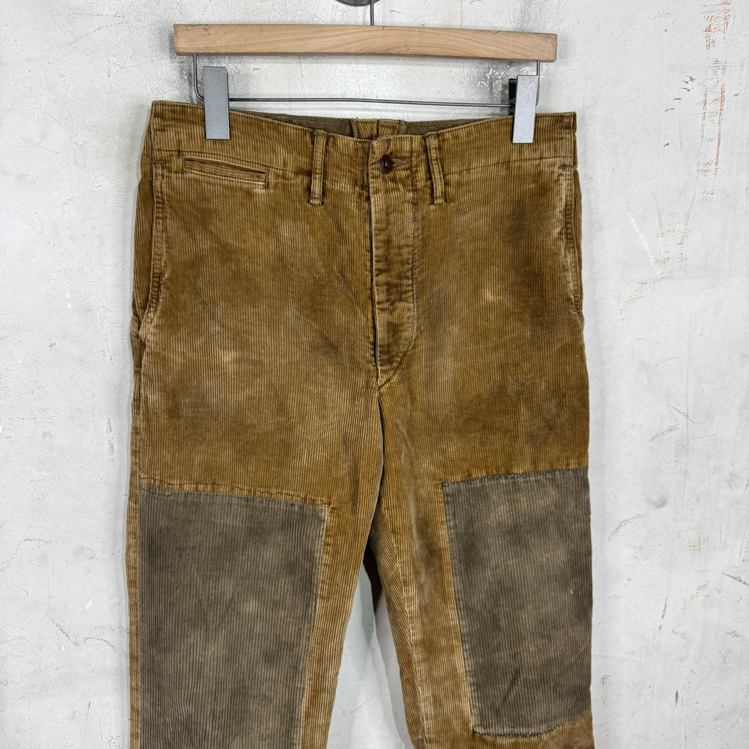 RRL Corduroy 2 Tone Knee Patch Pants