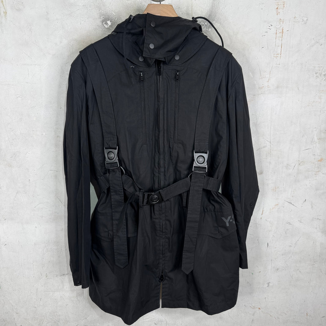 Y-3 Bondage Shell Long Jacket