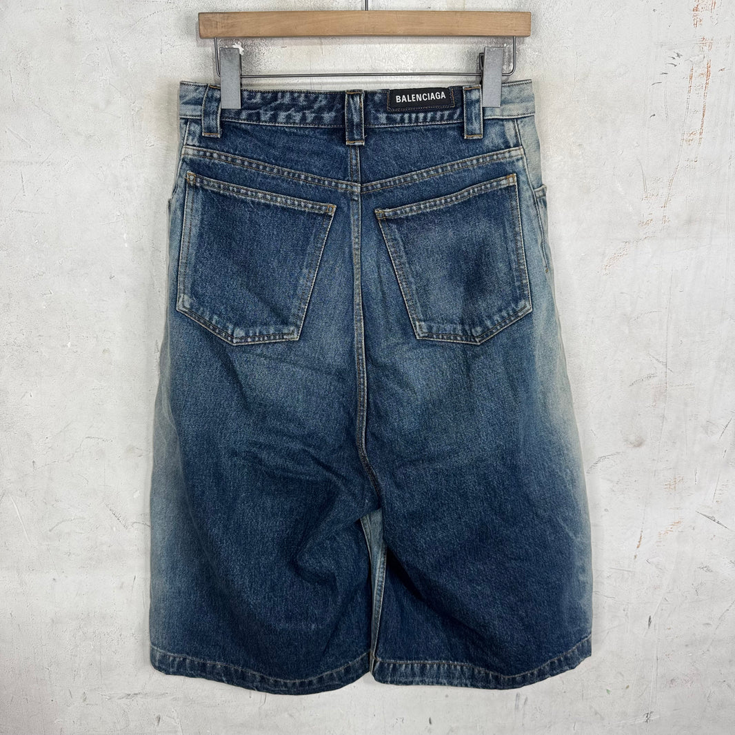 Balenciaga Split Wash Baggy Shorts