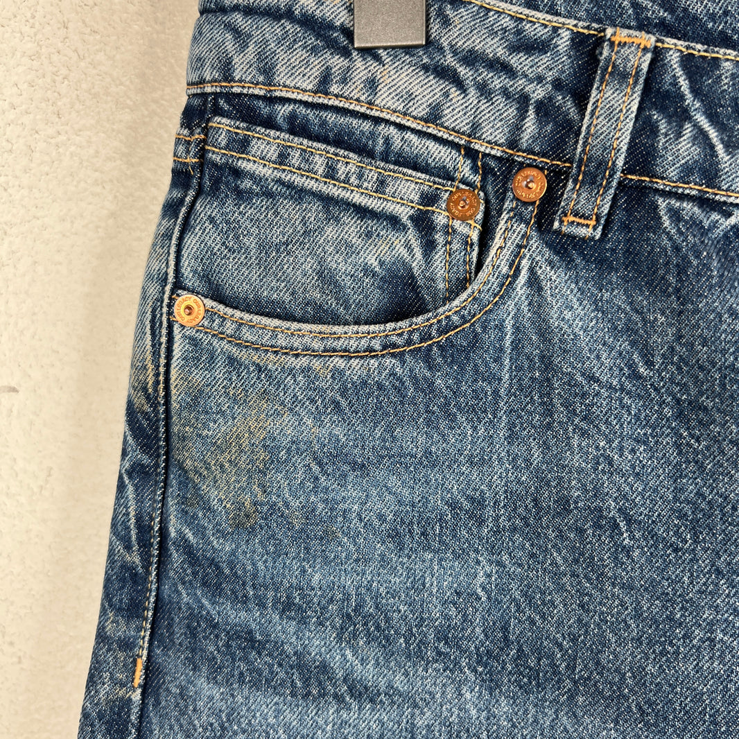 Our Legacy Treble Cut Wide Leg Denim Jeans
