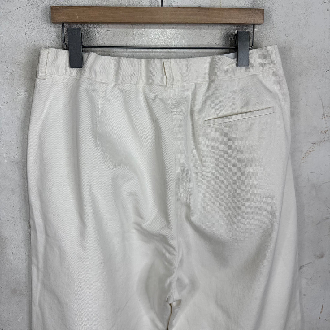 Margiela White Elastic Band Jeans